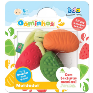 Gominhos - Mordedor com Tecido - Toyster Brinquedos